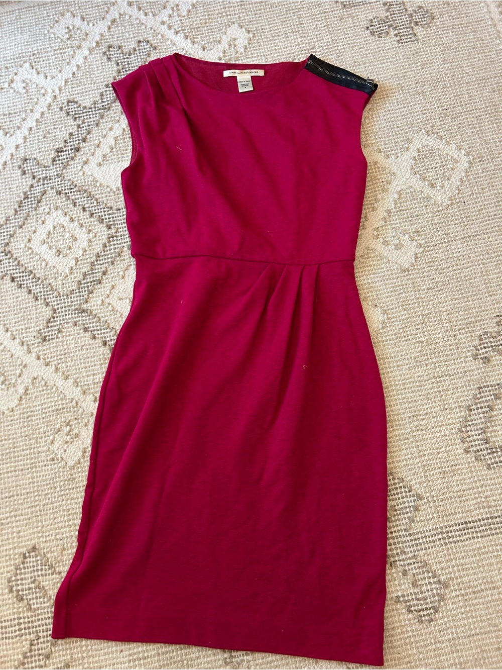 Diane von furstenberg dress pink